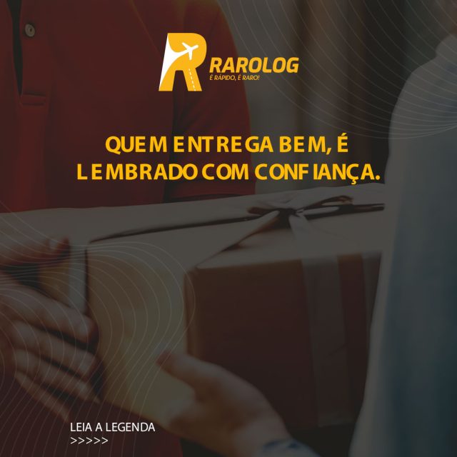 Em cada entrega, deixamos mais do que um pacote.
Deixamos uma experiência positiva, uma conexão eficiente e a certeza de que o cliente pode contar conosco.

#FidelizaçãoComLogística #Rarolog #EntregaInteligente #ConfiançaLogística #AltaPerformance
