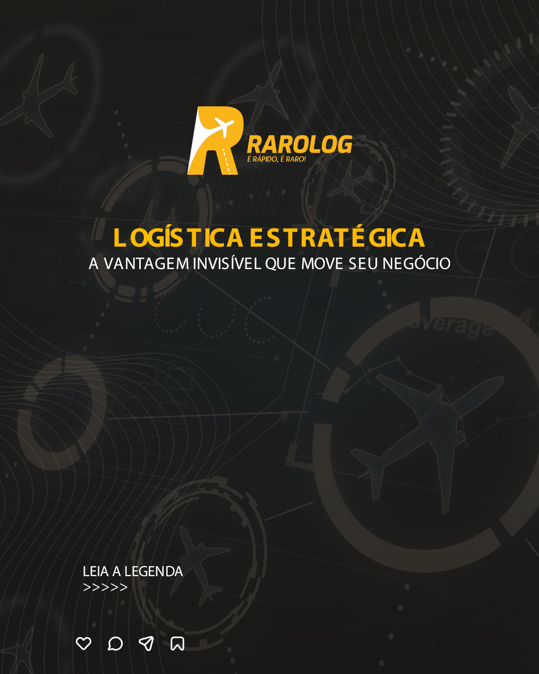 Você sabia que uma logística eficiente pode ser seu maior diferencial competitivo?
Na Rarolog, transformamos transporte em estratégia para aumentar seu desempenho e resultado.

#LogísticaEstratégica #VantagemCompetitiva #Rarolog #PlanejamentoEExecução #AltaPerformance