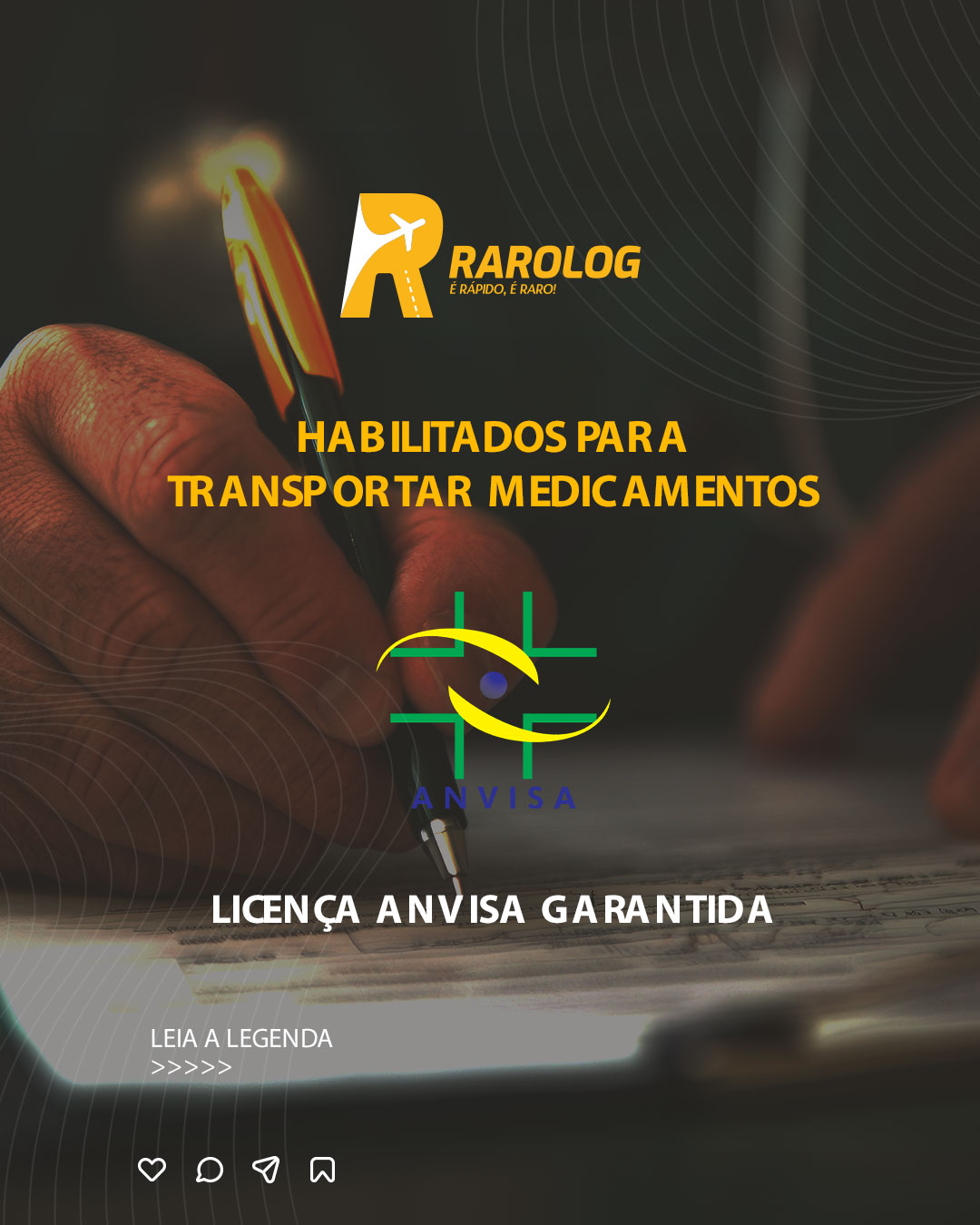 A Rarolog agora conta com a Licença ANVISA para transporte de medicamentos e produtos sensíveis.
Mais uma prova do nosso compromisso com segurança, agilidade e conformidade em cada operação.
🌡️ A confiança que o seu setor precisa, com a velocidade que ele exige.

#TransporteComAnvisa #MedicamentosComSegurança #Rarolog #LogísticaSensível #EntregaEspecializada
