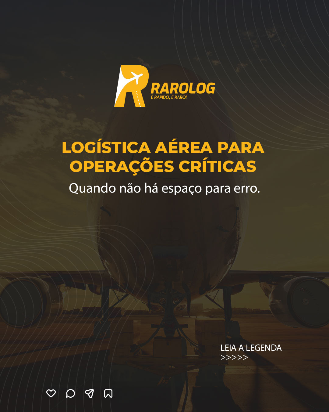 Existem operações em que falhar simplesmente não é uma opção.

Equipamentos sensíveis, cargas urgentes ou produtos de alto valor exigem planejamento logístico especializado.

A Rarolog atua exatamente nesses cenários, oferecendo transporte aéreo com acompanhamento completo da operação.

#OperacaoCritica #LogisticaAerea #TransporteSeguro #Rarolog #LogisticaEmpresarial