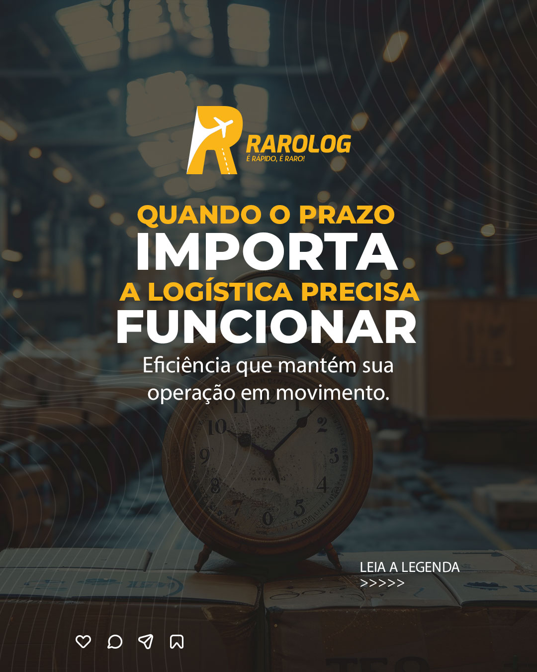 A logística impacta diretamente o funcionamento das empresas.

Atrasos, falhas e falta de controle podem comprometer toda a operação.

Por isso, contar com uma logística aérea bem estruturada faz toda a diferença.

Na Rarolog, cada entrega é tratada com planejamento e acompanhamento para garantir mais eficiência no transporte de cargas.

#LogisticaEficiente #TransporteAereo #Rarolog #OperacaoLogistica #LogisticaEmpresarial