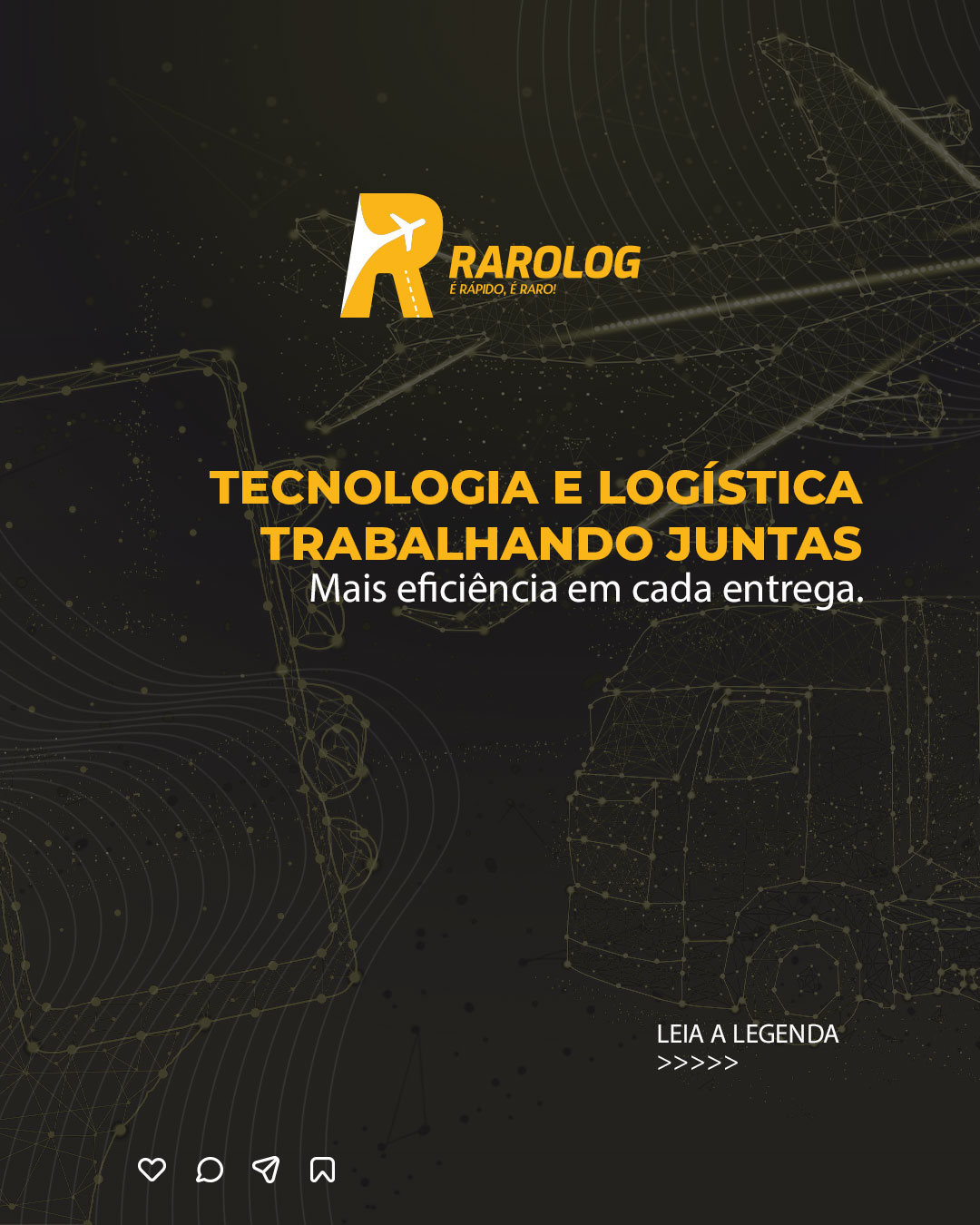 A evolução da logística passa pelo uso inteligente da tecnologia.

Com processos organizados e rastreamento eficiente, é possível reduzir riscos, melhorar prazos e aumentar a eficiência das operações.

Na Rarolog, tecnologia e experiência caminham juntas para entregar melhores resultados logísticos.

#TecnologiaLogistica #Rarolog #LogisticaAerea #OperacaoLogistica #GestaoLogistica