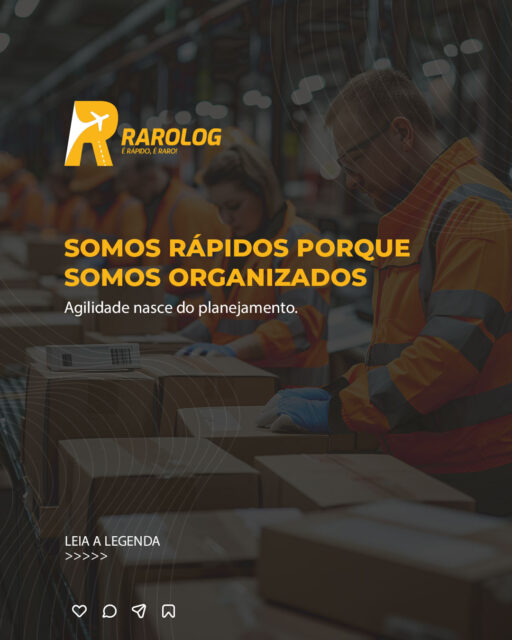 Velocidade não significa improviso.

Pelo contrário.

Quanto maior o planejamento, maior a eficiência.

Na Rarolog, cada operação segue processos que garantem rapidez e segurança.