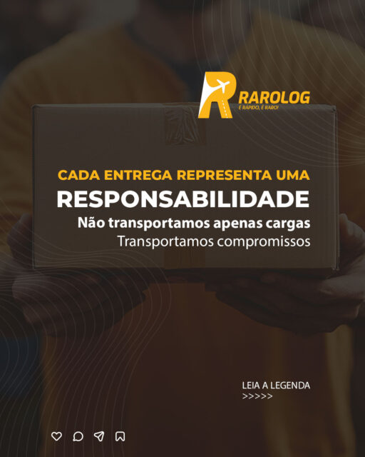 Toda encomenda possui uma história.

Pode ser uma peça que não pode faltar na produção, um equipamento médico, um documento importante ou um produto aguardado pelo cliente.

Na Rarolog, entendemos que cada entrega representa uma responsabilidade.

É por isso que trabalhamos com processos monitorados, equipe preparada e logística aérea para garantir rapidez e segurança.

Porque entregar é muito mais do que transportar.

É cumprir um compromisso.

#LogísticaAérea #Rarolog #CargaExpressa #EntregaSegura