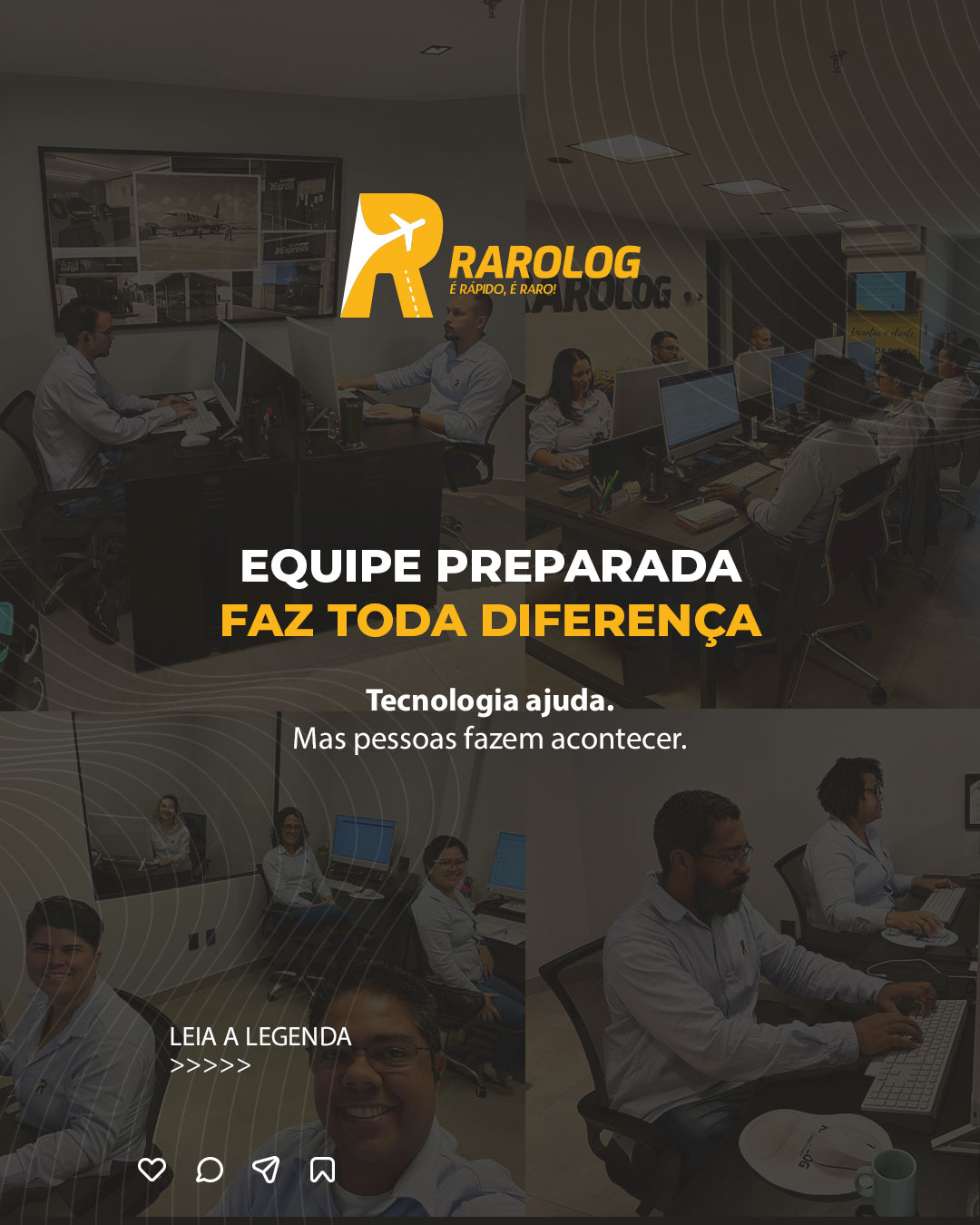 Investimos em tecnologia.

Mas acreditamos que o maior diferencial continua sendo as pessoas.

Nossa equipe acompanha cada operação com atenção para garantir segurança e agilidade.

Porque logística também é relacionamento.