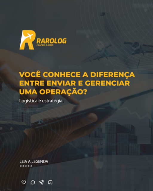 Enviar uma encomenda qualquer empresa pode fazer.

Gerenciar uma operação crítica exige experiência.

Acompanhamos cada etapa da jornada.

Porque o sucesso da entrega começa na organização.